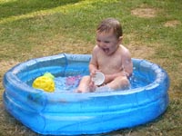 Having a splashing time!